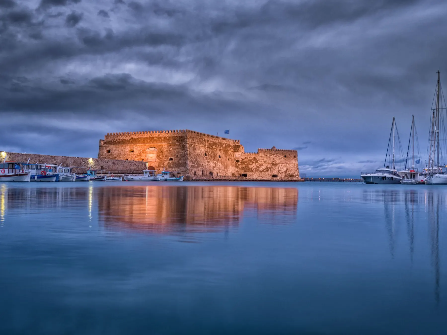 The Koules fortress at the entrance to Heraklion harbour