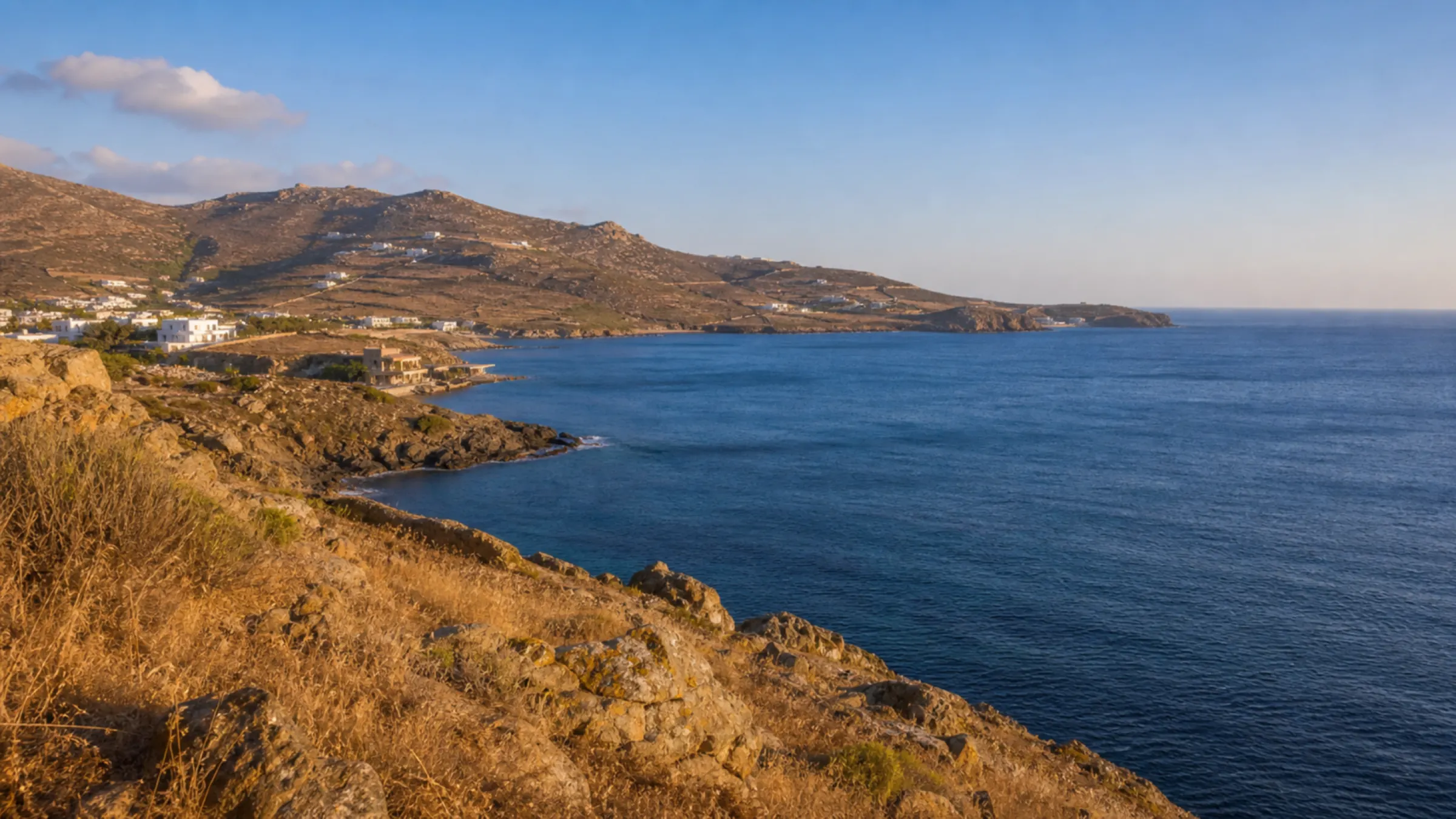The open coastline around Panormos and Ftelia