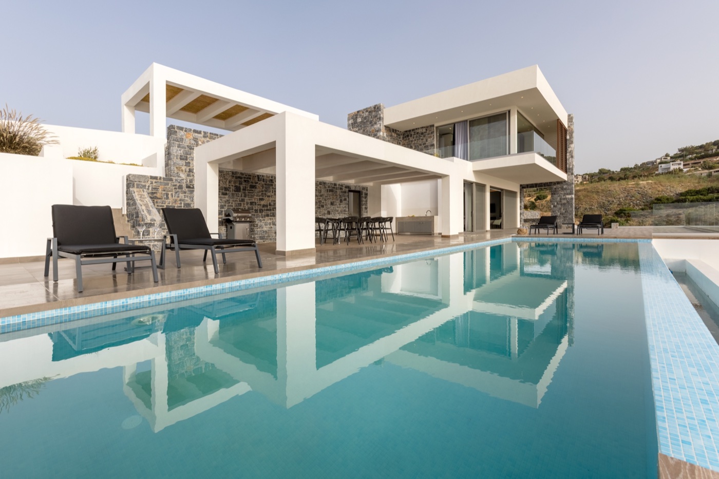 Villa Eros private pool, terrace and exterior