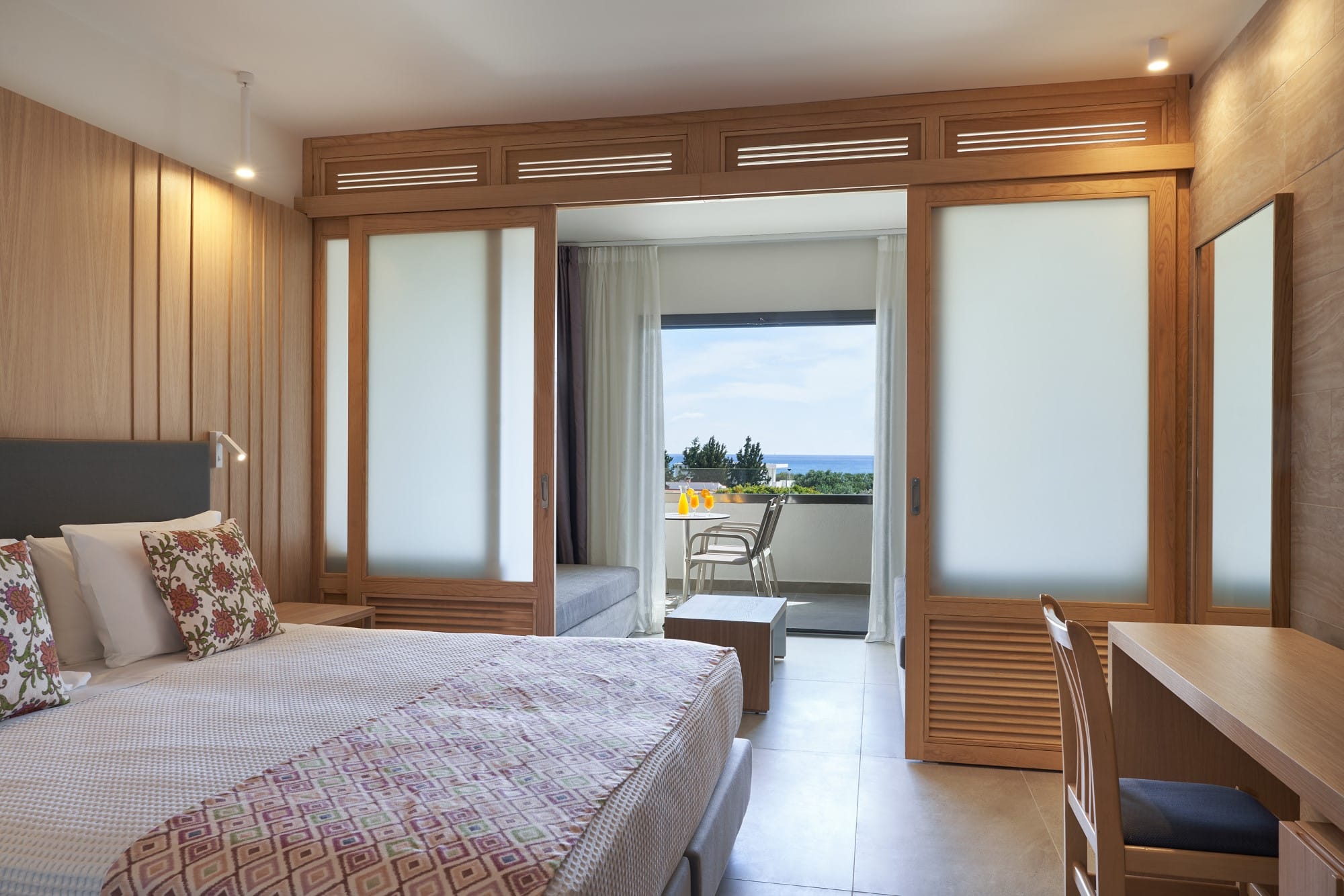 Family Room Sliding Doors Garden or Pool View