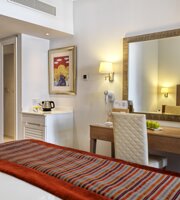 Family Junior Suite with Private Garden and Pool View